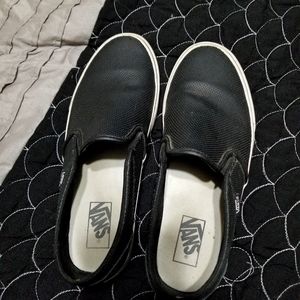 Black Canvas Vans